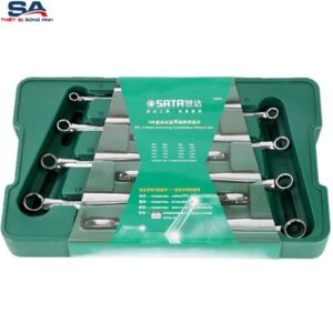 Bộ cờ lê vòng miệng tay đòn 8 chi tiết Sata 08005