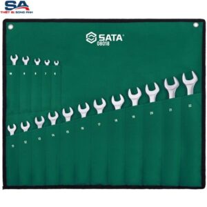 Bộ cờ lê vòng miệng 17 chi tiết Sata 08018
