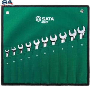 Bộ cờ lê vòng miệng 8-19mm 10 chi tiết Sata 08022