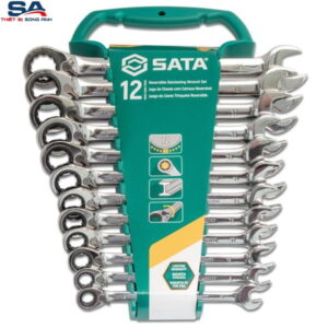Bộ cờ lê vòng miệng tự động 12 chi tiết Sata 08044