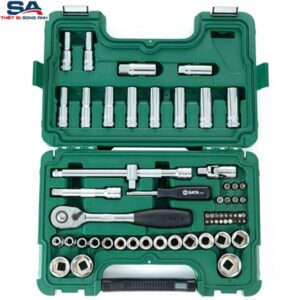 Bộ đầu tuýp 60 chi tiết 1/2" Sata 09007