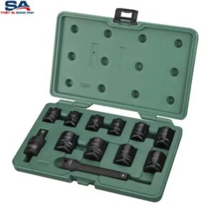 Bộ đầu tuýp đen 12 chi tiết 1/2" Sata 09009