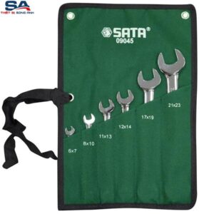 Bộ cờ lê hai đầu miệng 6 chi tiết Sata 09045