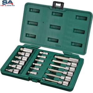 Bộ đầu tuýp lục giác 18 chi tiết Sata 09053