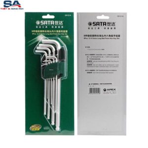 Bộ lục giác đầu bi 1.5-10mm Sata 09101A