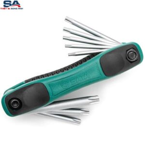 Bộ lục giác sao loại gập 8 chi tiết Sata 09123