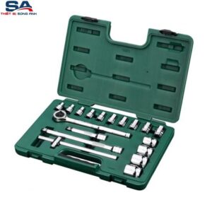 Bộ đầu tuýp 18 chi tiết 1/2" Sata 09203