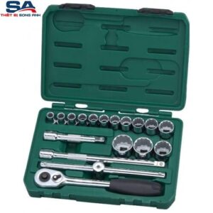 Bộ đầu tuýp 18 chi tiết 1/2" Sata 09204