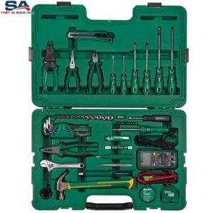 Bộ dụng cụ sửa chữa viễn thông 61 chi tiết Sata 09536