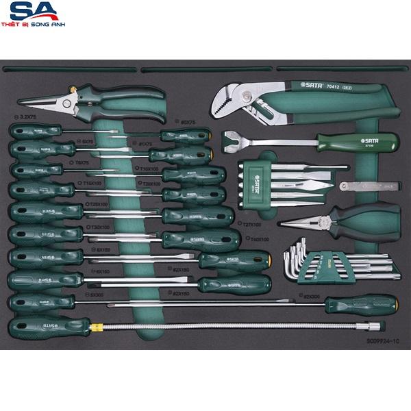 Xe đồ nghề 231 chi tiết Sata 09924 - Ảnh 3