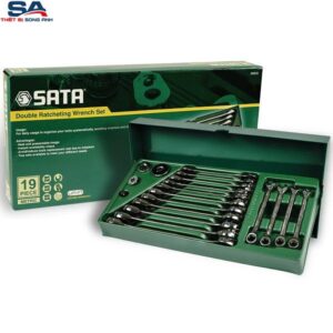 Bộ cờ lê vòng miệng tự động 19 chi tiết Sata 09908