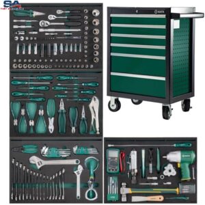 Xe đồ nghề 188 chi tiết Sata 09946