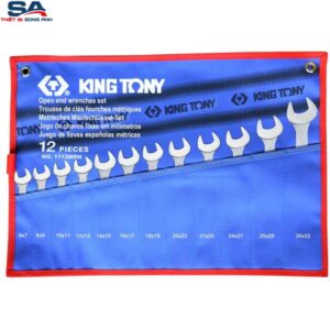 Bộ cờ lê 2 đầu miệng 12 chi tiết Kingtony 1112MRN