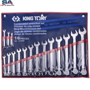 Bộ cờ lê vòng miệng 16 chi tiết hệ inch Kingtony 1216SR