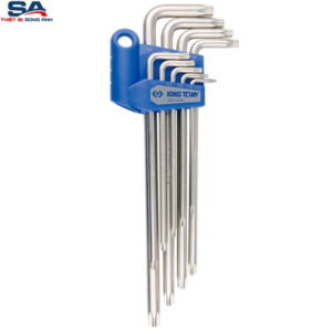 Bộ lục giác sao 9 cái có lỗ Kingtony 20419PR