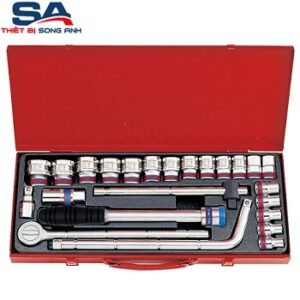 Bộ tuýp 24 chi tiết 1/2" hệ inch Kingtony 4024SR