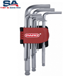 Bộ lục giác hệ mét 9 chi tiết Pard 5092LB