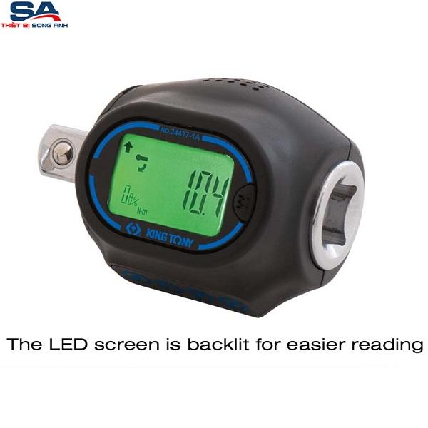 Đồng hồ đo lực siết điện tử Kingtony 34417-1A - Ảnh 3