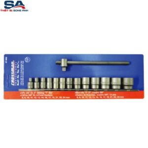 3/8" Bộ đầu tuýp 14 chi tiết Crossman 87-052