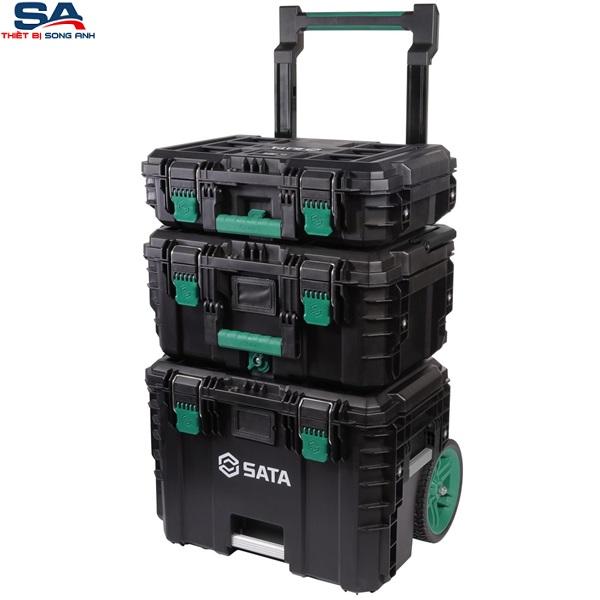 Thùng đựng đồ nghề có bánh xe đẩy Sata 95327