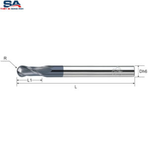 Dao phay cầu hợp kim 2me nhỏ CMTéc CEBML2