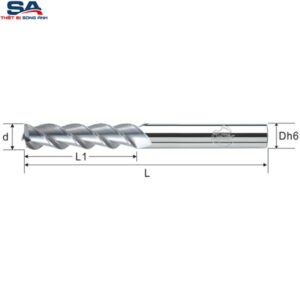 Dao phay nhôm 3 me dài CMTéc CEXF3