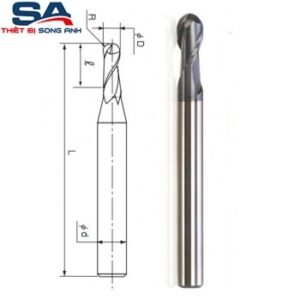 Dao phay cầu hợp kim Nachi L9386