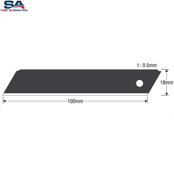 Lưỡi dao không đốt 18mm KDS LB-10BNL - Ảnh 3