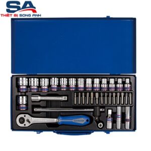 1/2" Bộ tuýp 35 chi tiết hệ mét Kingtony P4535MR01