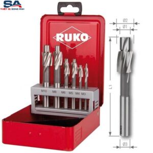 Bộ mũi khoan bậc bulong M3-M10 Ruko 102450