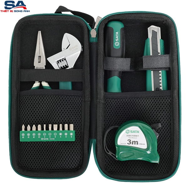 Bộ dụng cụ 15 chi tiết Sata 06001A