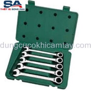 Bộ cờ lê vòng miệng tự động 5 chi tiết Sata 09078