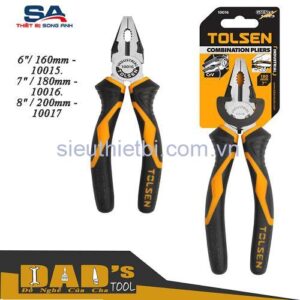 Kìm răng công nghiệp 7" Tolsen 10016