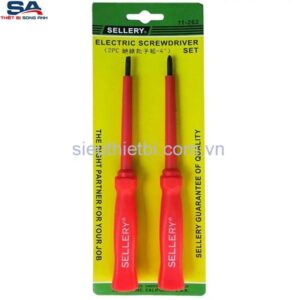 Bộ tua vít 2 cái cách điện 1000V Sellery 11-262