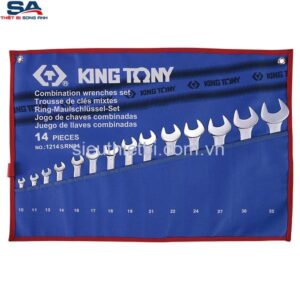 Bộ cờ lê vòng miệng 14 chi tiết hệ inch Kingtony 1214SRN01
