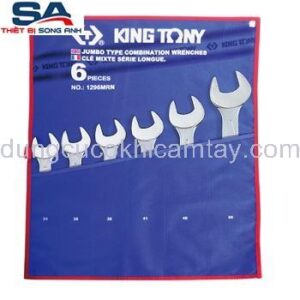 Bộ Cờ lê vòng miệng 6 chi tiết 34-50mm Kingtony 1296MRN