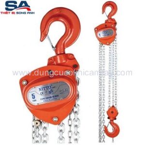 Pa lăng xích kéo tay 2 tấn 5 mét Nitto 20VP5