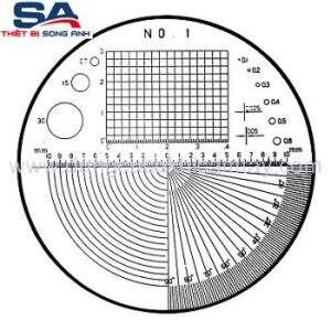 Tấm phim chuẩn cho kính phóng đại Mitutoyo 183-102