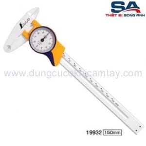 Thước cặp đồng hồ 0-150mm Shinwa 19932