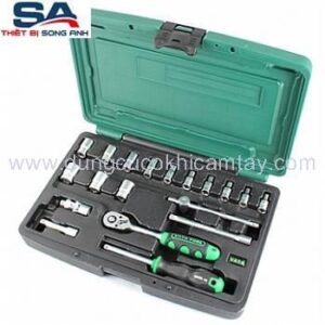 Bộ tuýp 1/4" 4-14mm 19 chi tiết Vata 2019