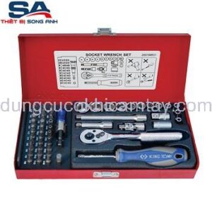 1/4" Bộ tuýp 51 chi tiết hệ mét Kingtony 2551MR01