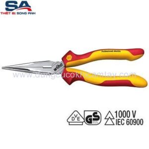Kìm nhọn cách điện 1000V 6" Wiha 26720