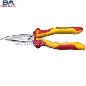 Kìm nhọn mũi cong cách điện 1000V Wiha 27425
