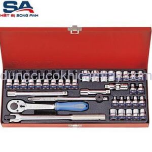 3/8” Bộ tuýp 12 cạnh 36 chi tiết hệ mét Kingtony 3034MR