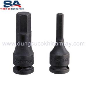 Đầu tuýp lục giác đen 3/8" Kingtony 3055M