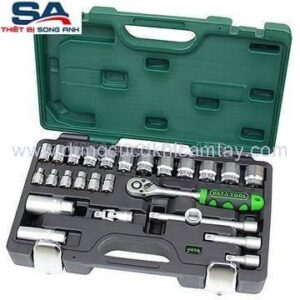 Bộ tuýp 3/8" 6-24mm 26 chi tiết Vata 3826