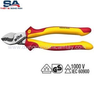Kìm cắt cáp cách điện 1000V 8" Wiha 38866