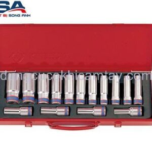 Bộ đầu tuýp dài 1/2" 15 chi tiết Kingtony 4315MR