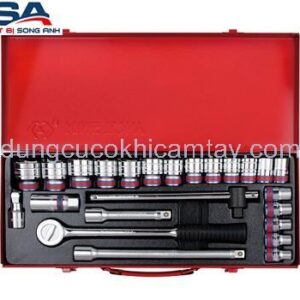 1/2" Bộ tuýp lục giác 24 chi tiết hệ inch Kingtony 4511SR