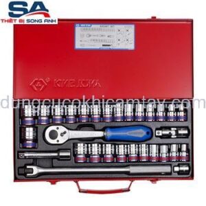 1/2" Bộ tuýp 30 chi tiết hệ mét & hệ inch Kingtony 4530CR01